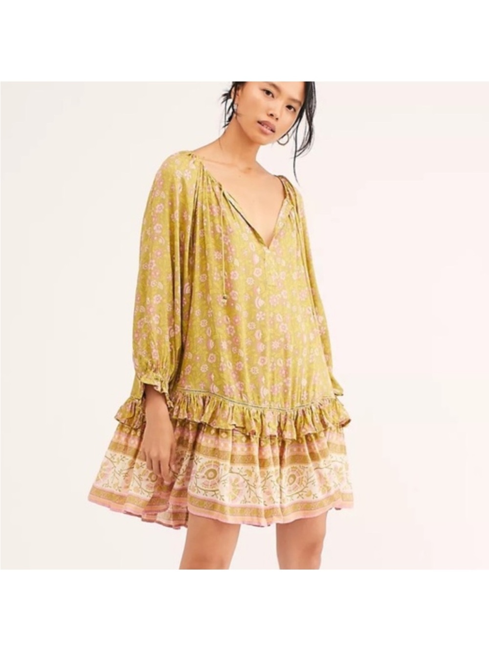 Spell & The Gypsy Dahlia Tunic in green